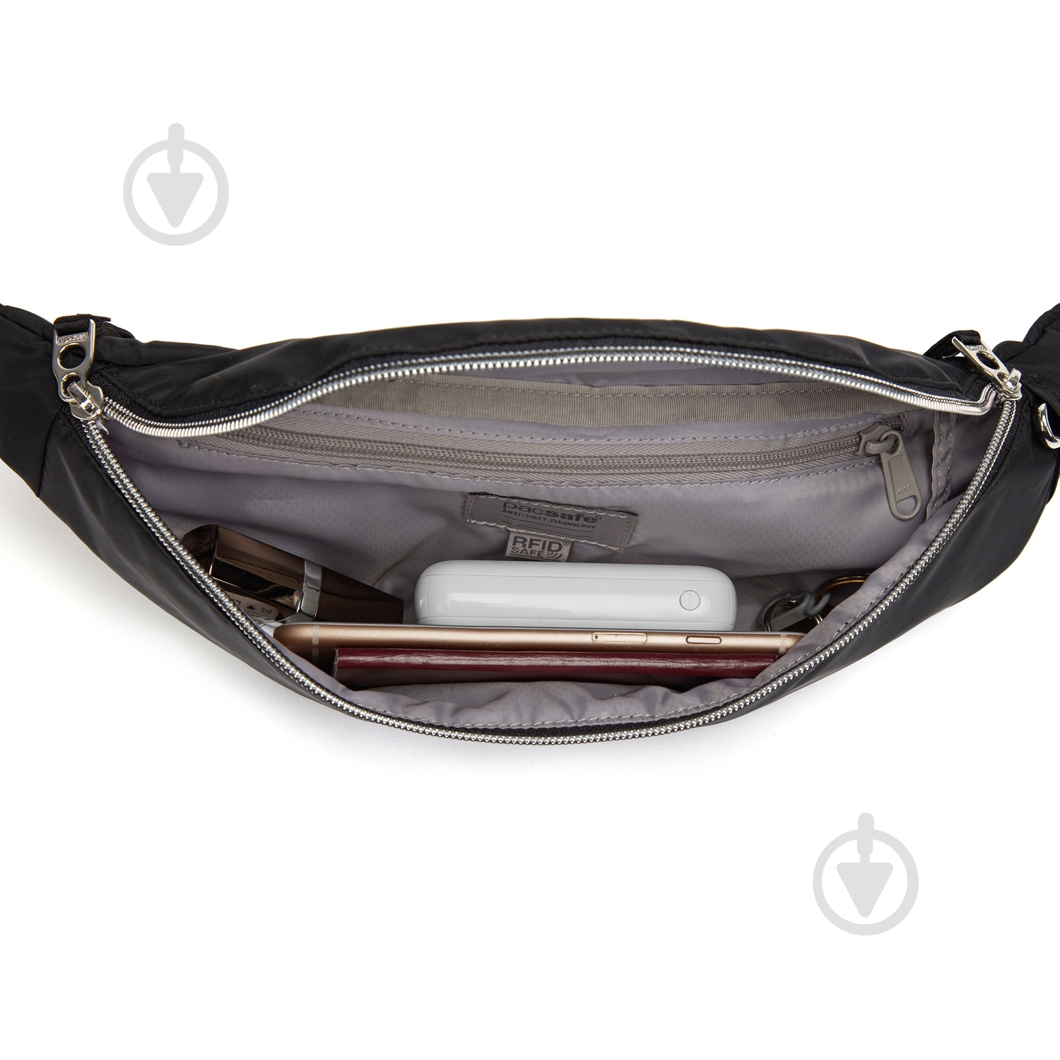 Сумка Pacsafe Сумка Stylesafe Sling Pack black (20635100) - фото 8 Сумка Pacsafe Сумка Stylesafe Sling Pack black (20635100) - фото 8