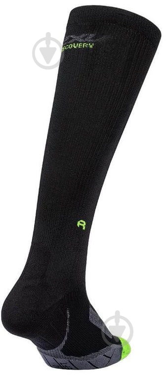 Шкарпетки 2XU Comp Socks for Recovery р.L1 (литка 36-40 см) UA5691e_BLK/GRY р.42-46 чорний - фото 1