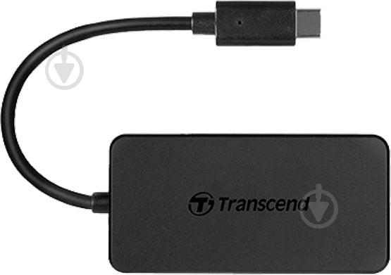 USB-хаб Transcend 4-Port USB 3.1 Type-C Black (TS-HUB2C) - фото 1 USB-хаб Transcend 4-Port USB 3.1 Type-C Black (TS-HUB2C) - фото 1
