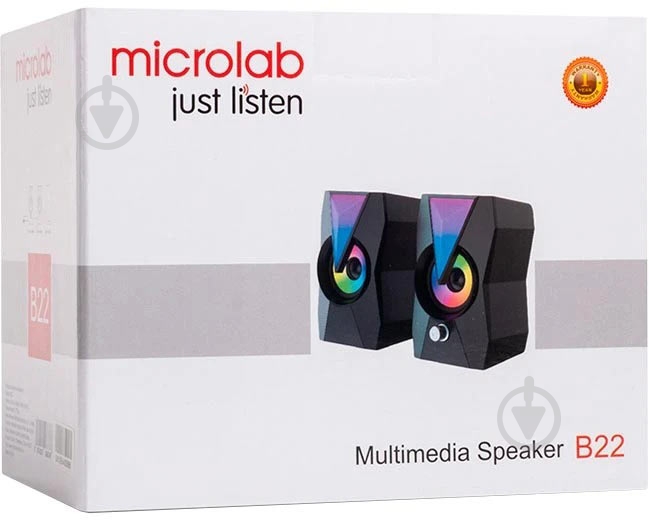 Акустическая система Microlab B-22 2.0 black - фото 4