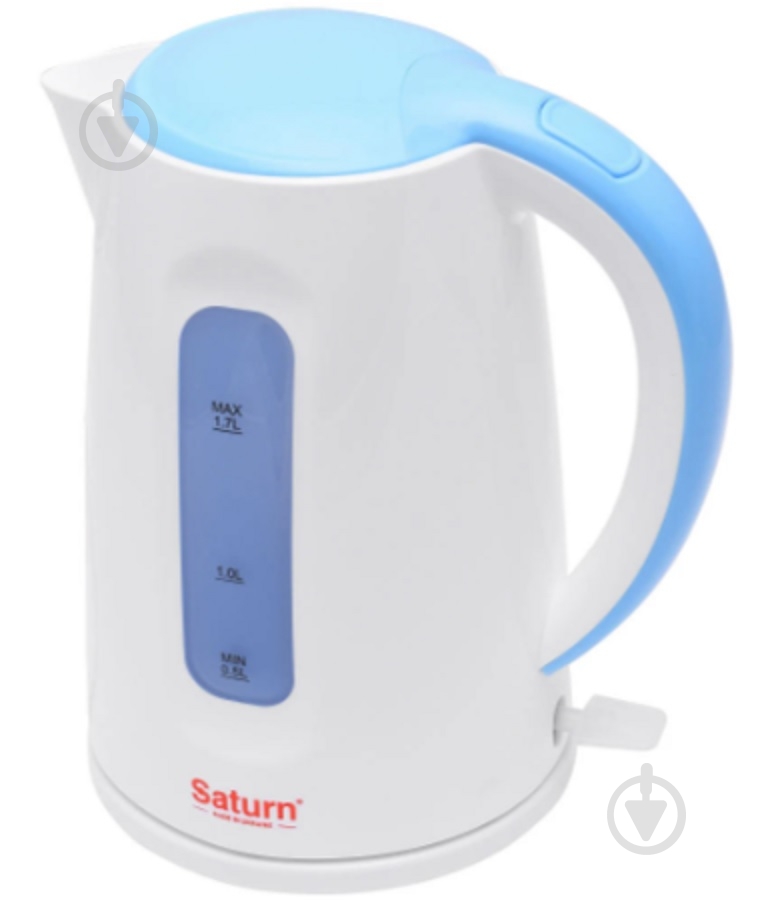 Электрочайник Saturn ST-EK8439U White/Blue - фото 1