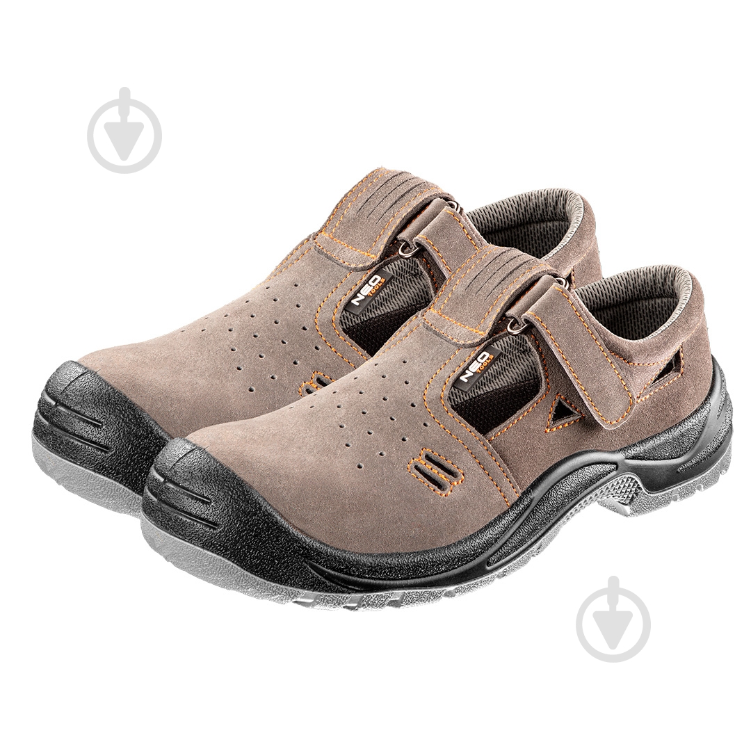 Сандалии рабочие NEO tools S1 SRA с композитным подноском р.36 82-080 коричневый - фото 1