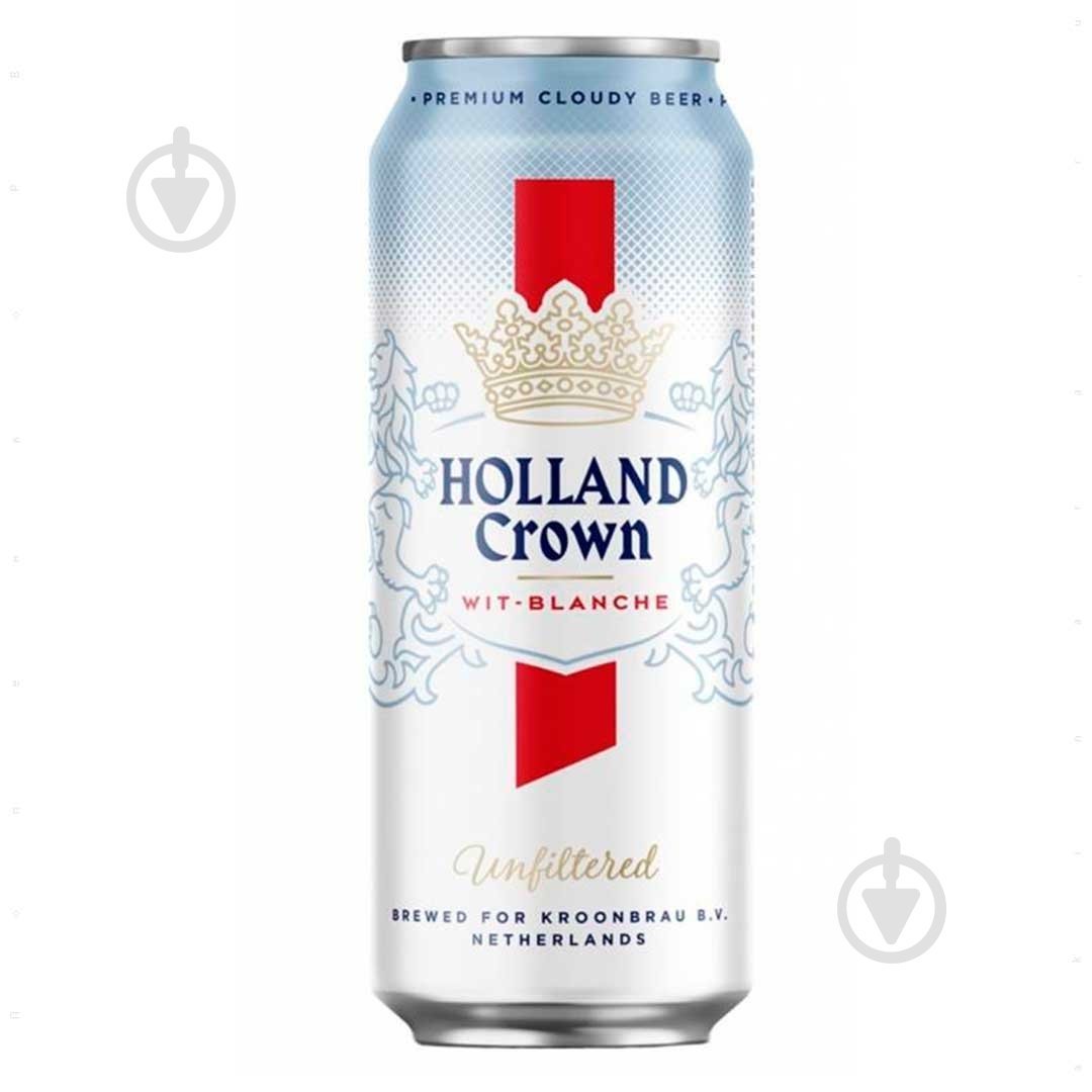 Пиво Holland Crown Wit Blanche Unfiltered светлое нефильтрованное 5% 0,5 л - фото 1