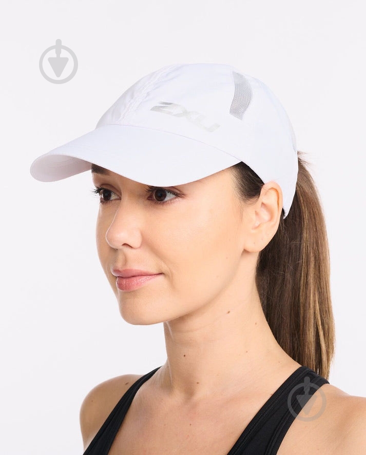 Кепка 2XU Run Cap UQ5685f_WHT/WHT OS білий - фото 4