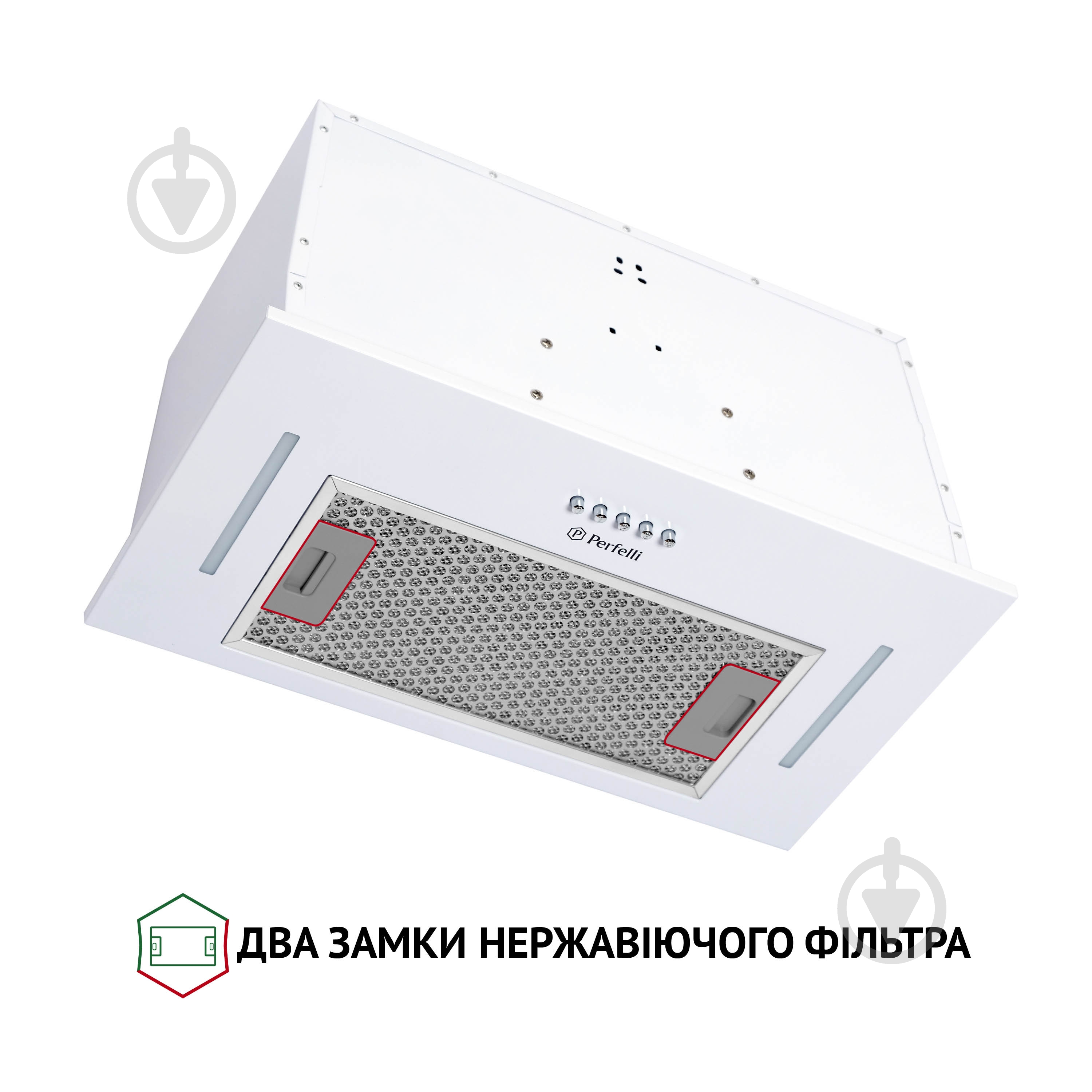 Вытяжка Perfelli BI 5453 WH 850 LED Strip - фото 3