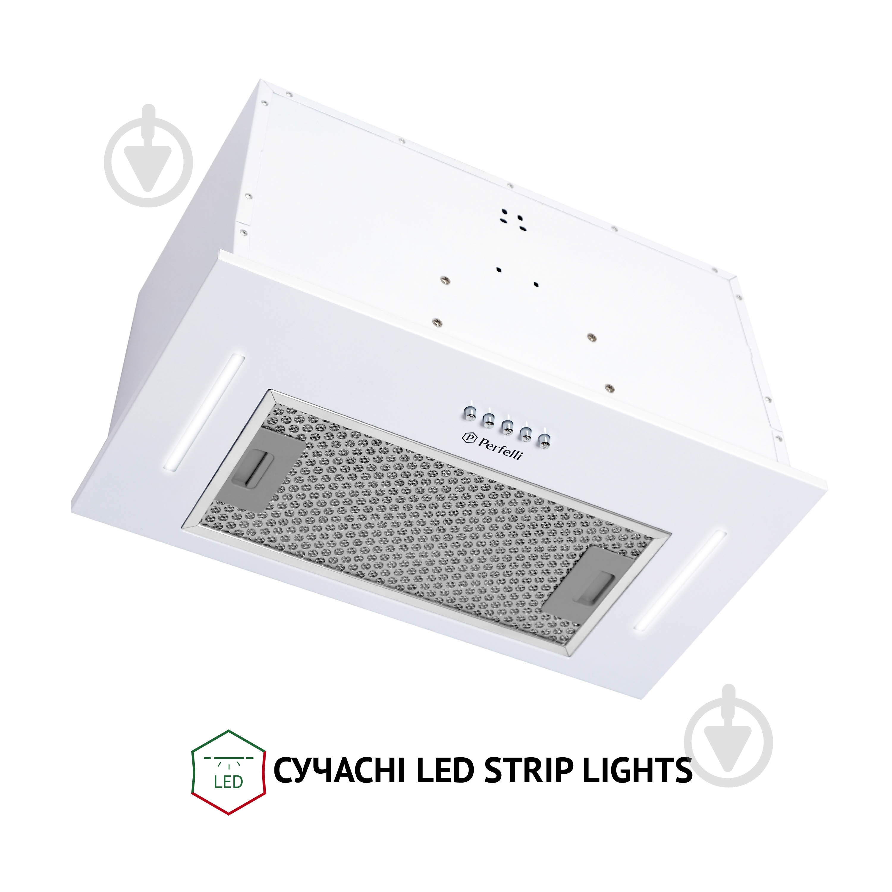 Вытяжка Perfelli BI 5453 WH 850 LED Strip - фото 4