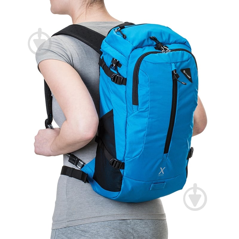 Рюкзак Pacsafe Venturesafe X22 13" blue (60410616) - фото 9