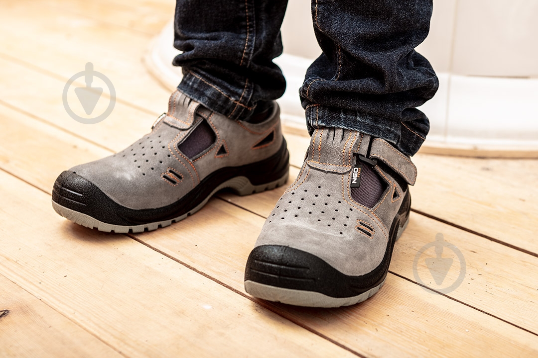 Сандалии рабочие NEO tools S1 SRA с композитным подноском р.45 82-080 коричневый - фото 6