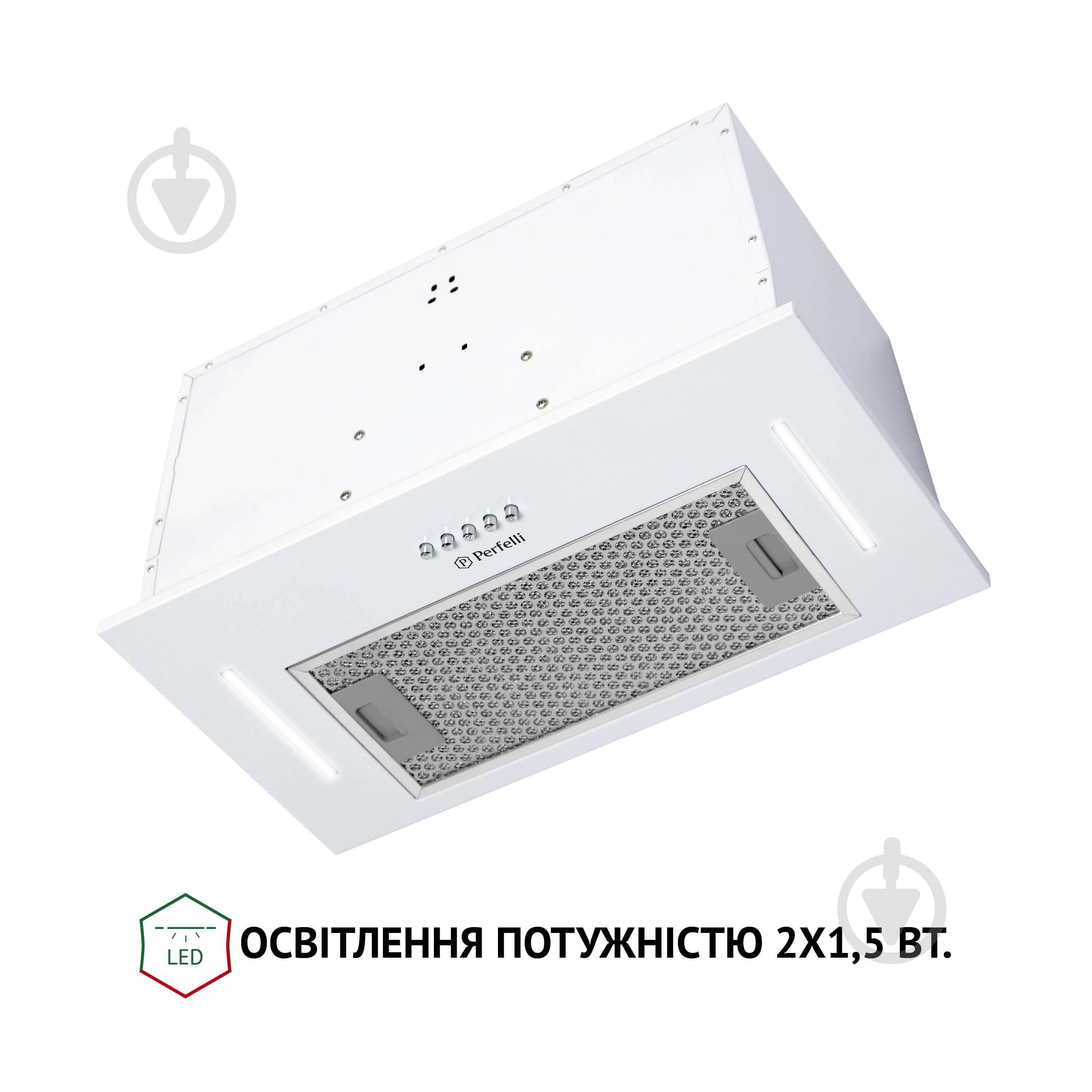 Вытяжка Perfelli BI 5653 WH 1000 LED - фото 5 Вытяжка Perfelli BI 5653 WH 1000 LED - фото 5