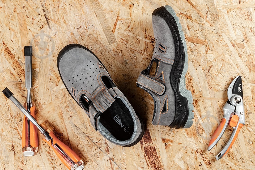 Сандалии рабочие NEO tools S1 SRA с композитным подноском р.47 82-080 коричневый - фото 5