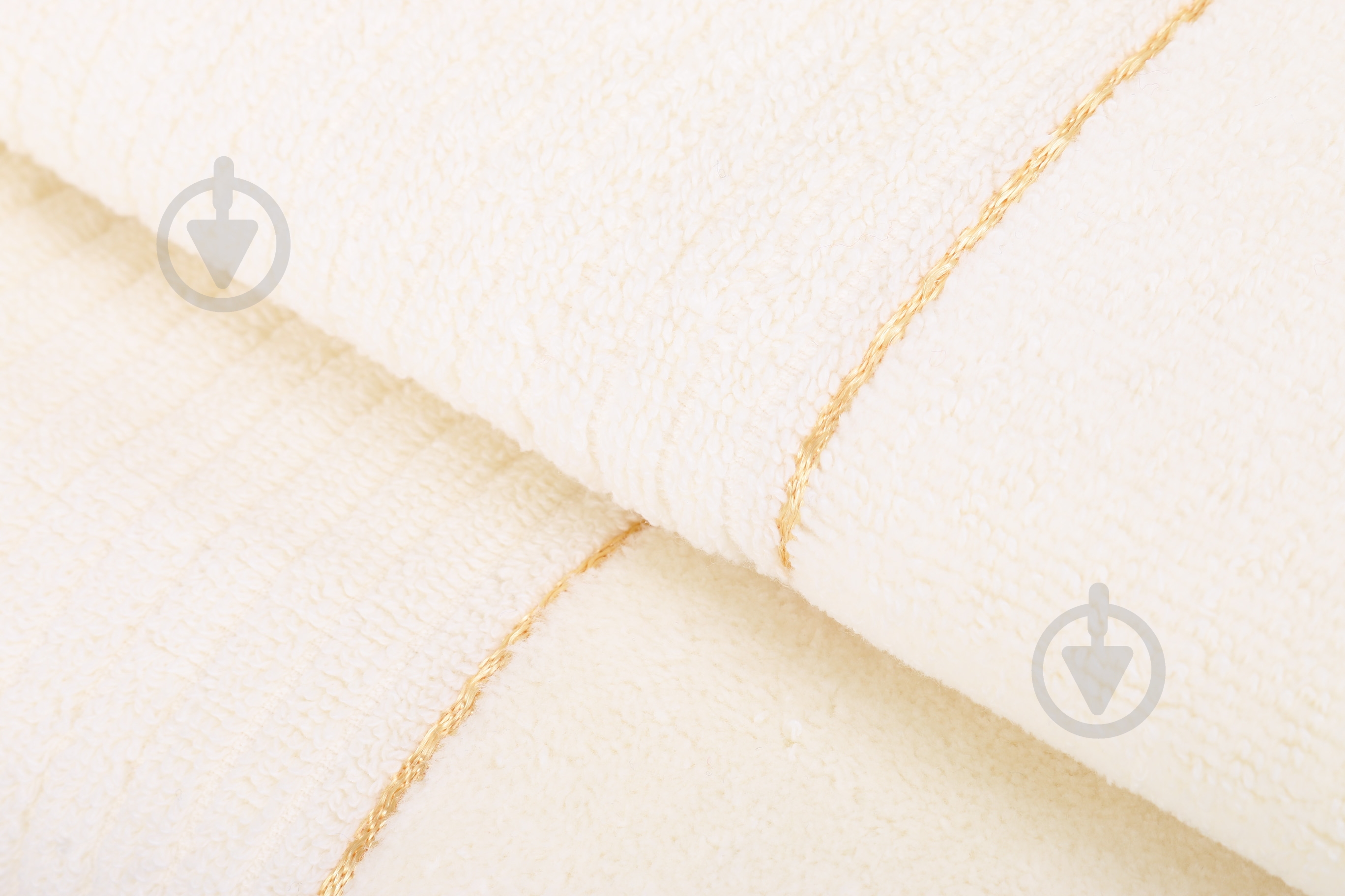 Набір рушників махрових Gold 2 шт молочний BILTEX - фото 2