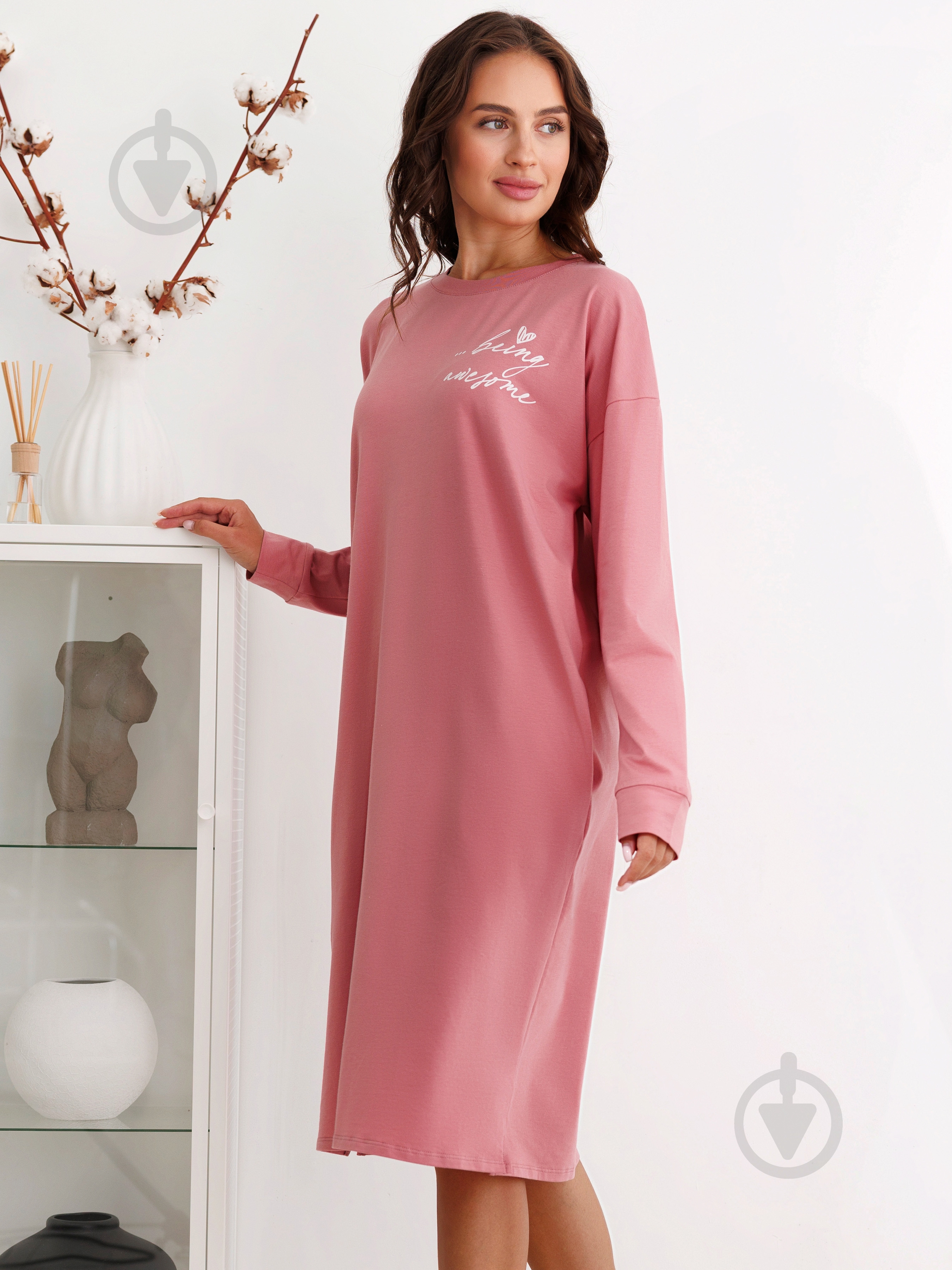 Ночная рубашка Roksana TAI DAI №1218/16209 р. 46 кофейный - фото 2 Ночная рубашка Roksana TAI DAI №1218/16209 р. 46 кофейный - фото 2