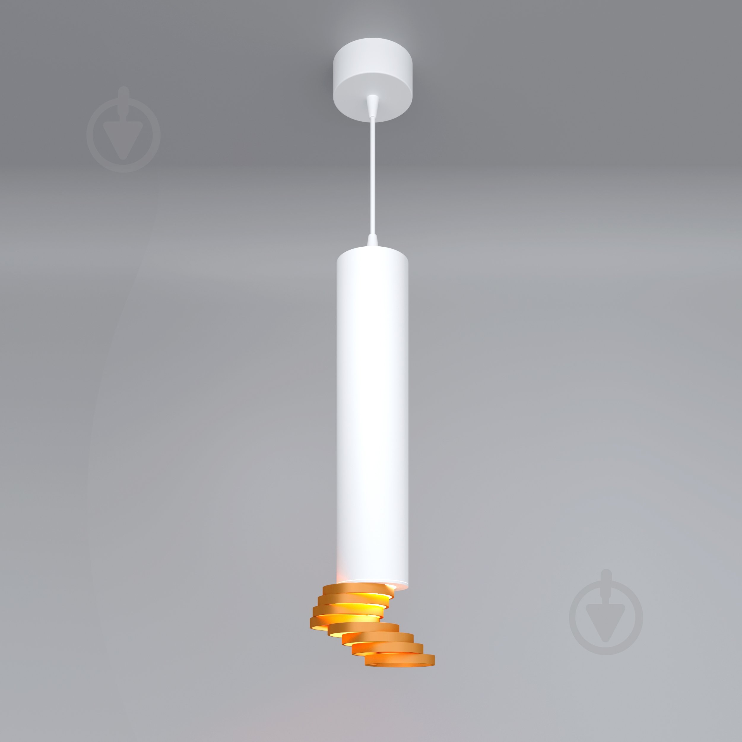 Подвес Strotskis DLN103 1x35 Вт GU10 белый/золото - фото 3