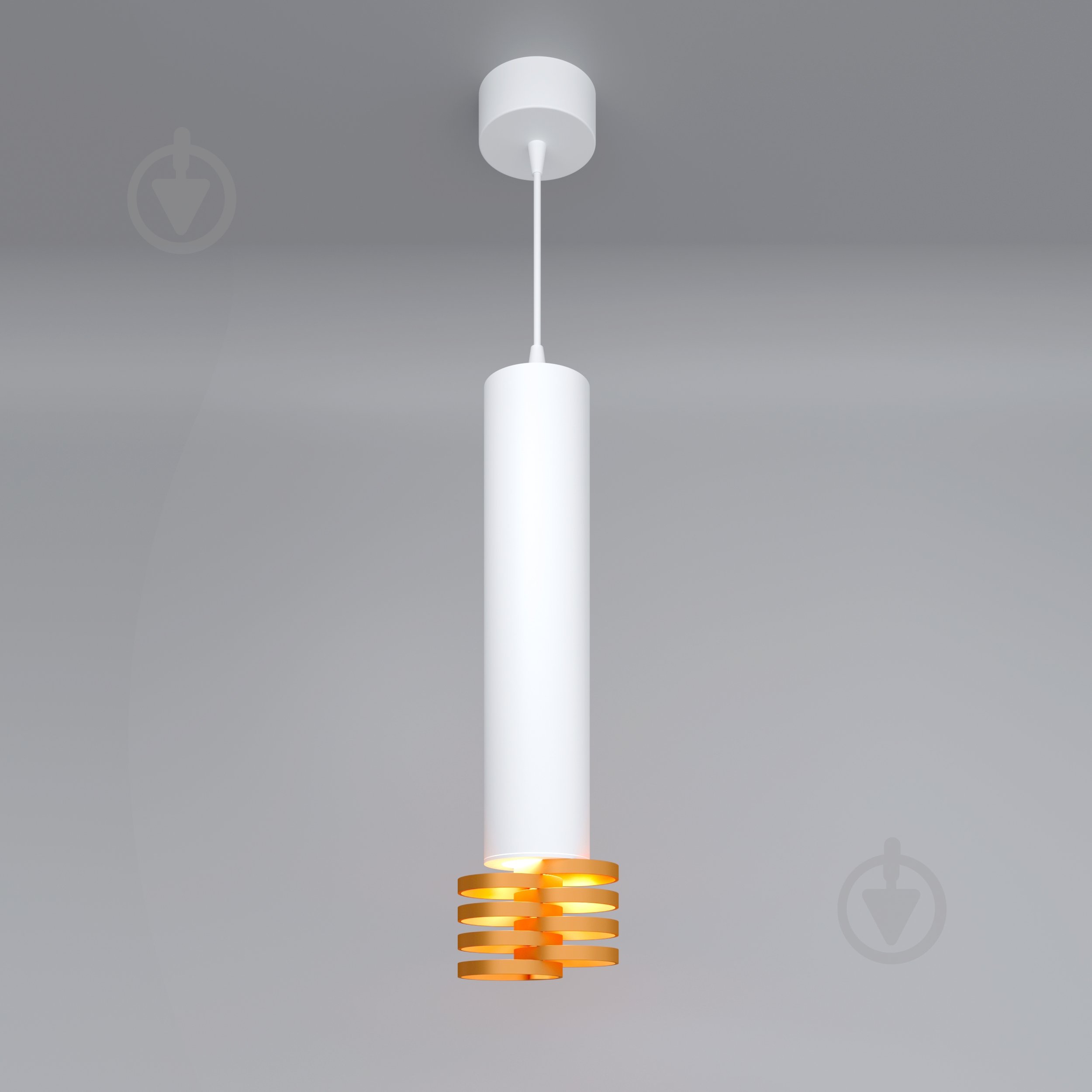 Подвес Strotskis DLN103 1x35 Вт GU10 белый/золото - фото 1