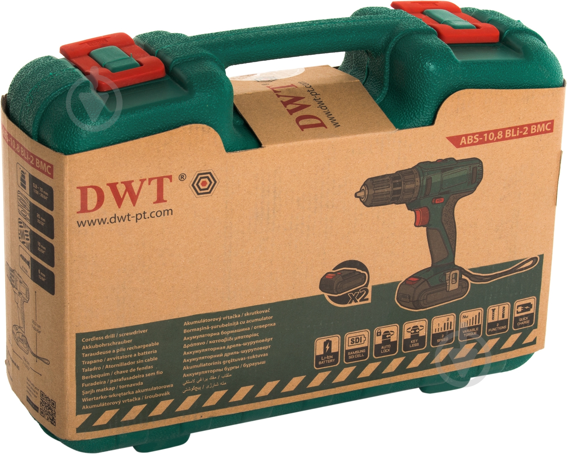 Шуруповерт аккумуляторный DWT ABS-10.8 ВLi-2 BMC - фото 4 Шуруповерт аккумуляторный DWT ABS-10.8 ВLi-2 BMC - фото 4