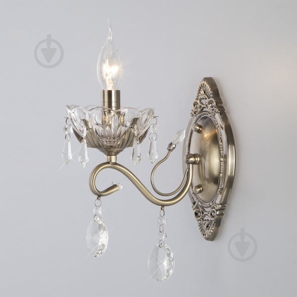 Бра Strotskis Teodore 10103/1 1x60 Вт E14 античная бронза - фото 1