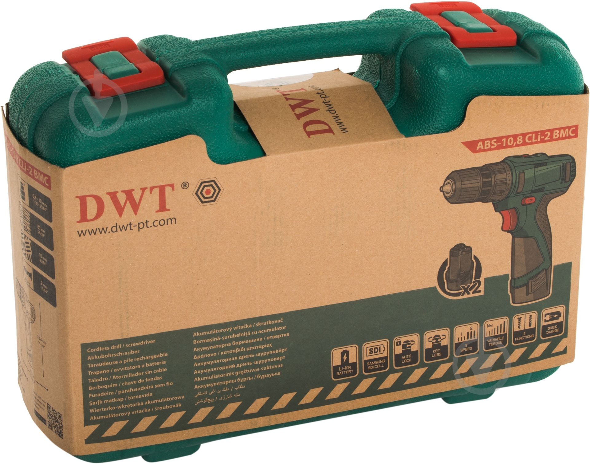 Шуруповерт аккумуляторный DWT ABS-10.8 CLi-2 BMC - фото 4 Шуруповерт аккумуляторный DWT ABS-10.8 CLi-2 BMC - фото 4