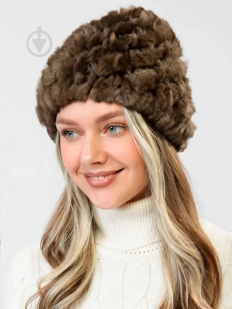 Шапка Supretto 78730004 р.one size brown - фото 2