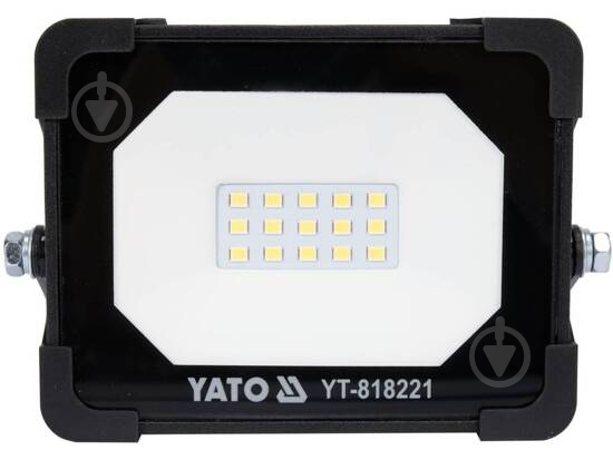 Прожектор светодиодный YATO 10 Вт IP65 черный YT-818221 - фото 2 Прожектор светодиодный YATO 10 Вт IP65 черный YT-818221 - фото 2