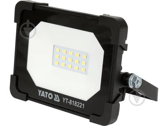Прожектор светодиодный YATO 10 Вт IP65 черный YT-818221 - фото 1 Прожектор светодиодный YATO 10 Вт IP65 черный YT-818221 - фото 1