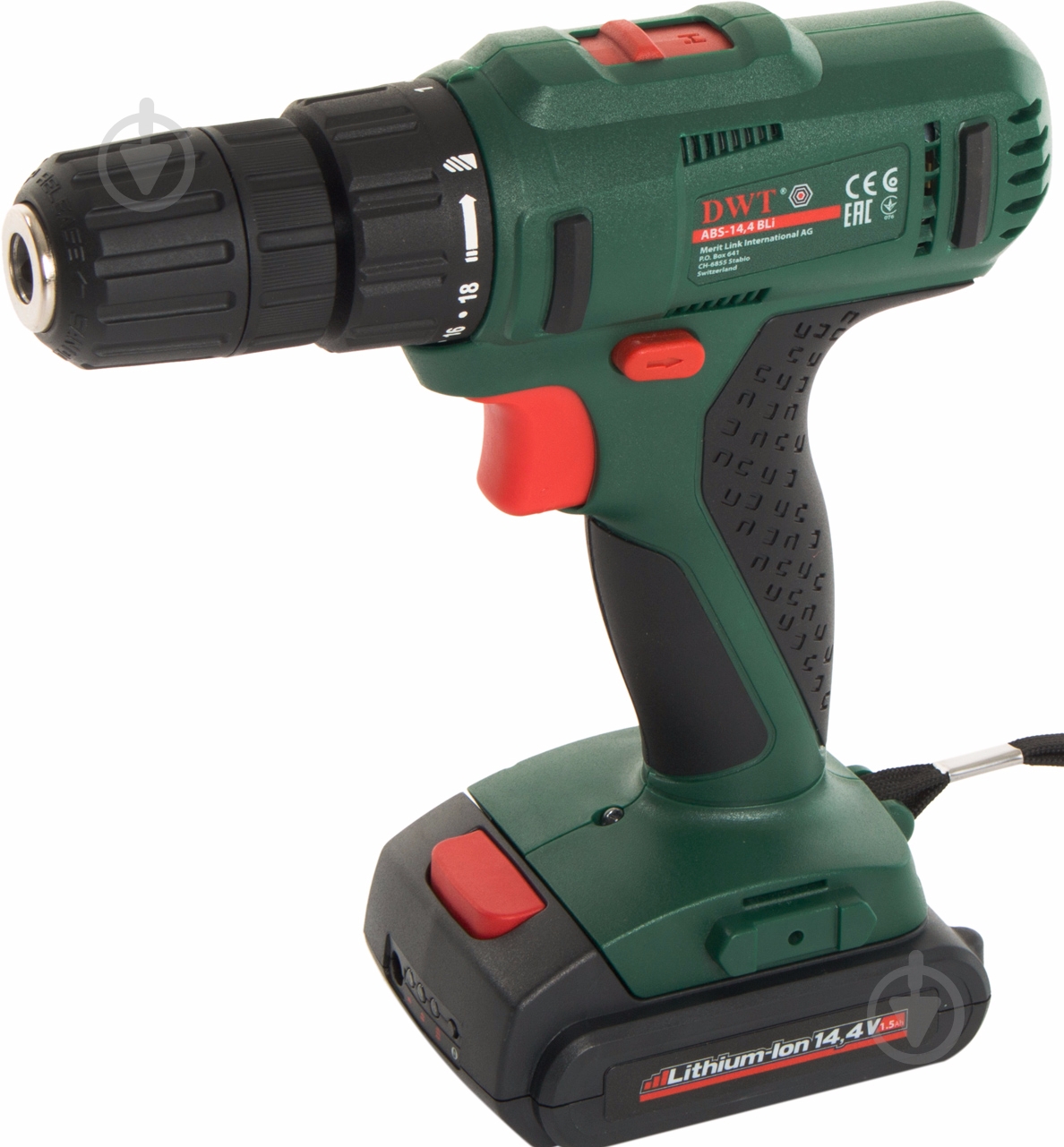 Шуруповерт аккумуляторный DWT ABS-14.4 ВLi-2 BMC - фото 1 Шуруповерт аккумуляторный DWT ABS-14.4 ВLi-2 BMC - фото 1