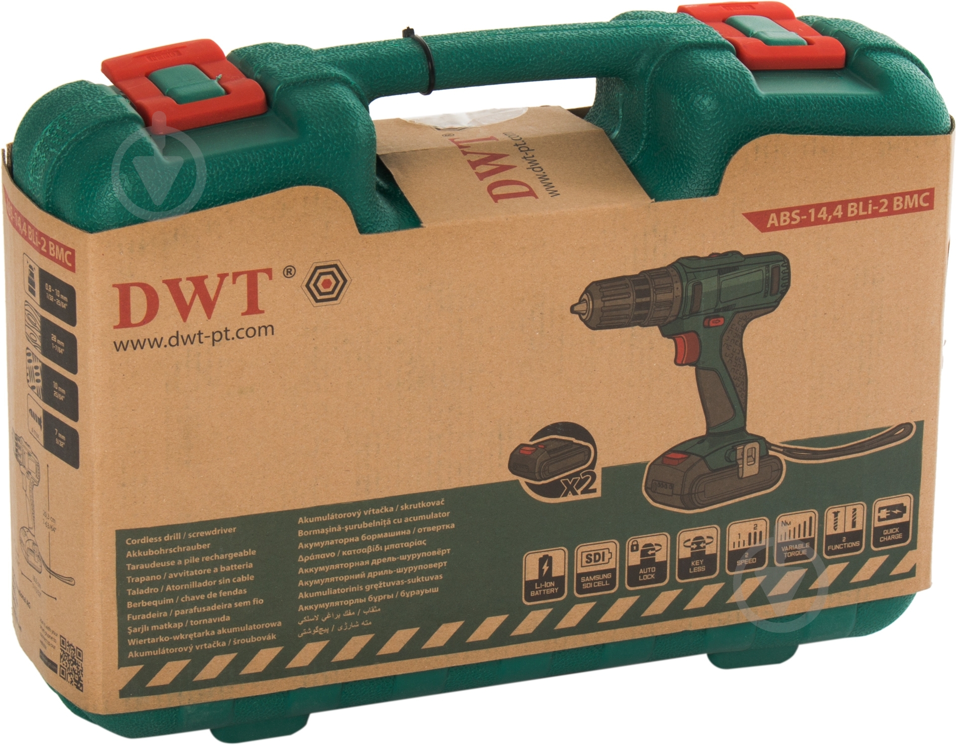 Шуруповерт аккумуляторный DWT ABS-14.4 ВLi-2 BMC - фото 4 Шуруповерт аккумуляторный DWT ABS-14.4 ВLi-2 BMC - фото 4