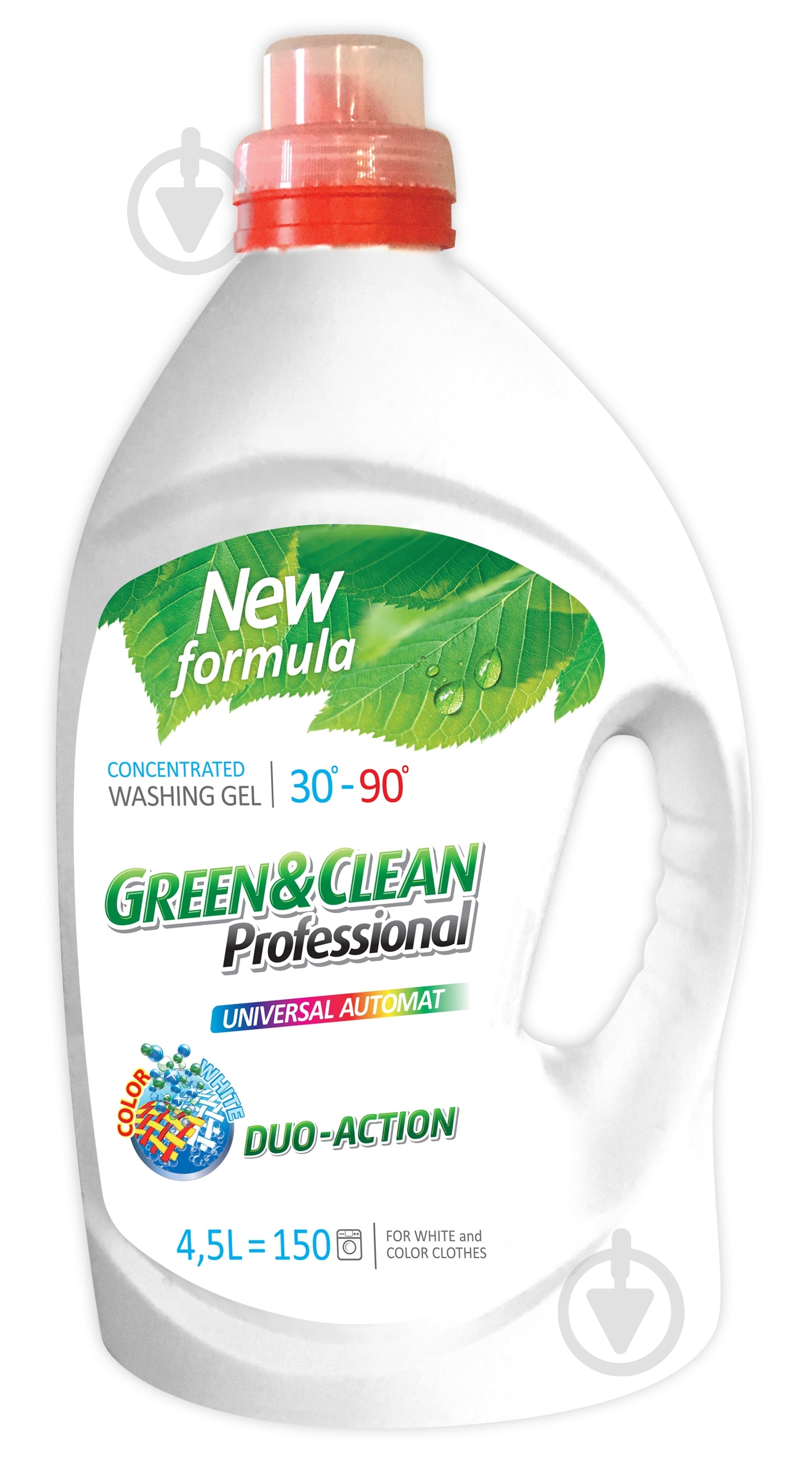 Гель для машинной стирки Green&Clean Prof DUO-Action 4,5 л - фото 1