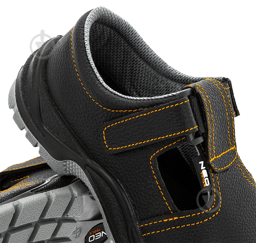 Сандалии рабочие NEO tools S1 SRA с металлическим подноском р.41 82-070 черный - фото 5