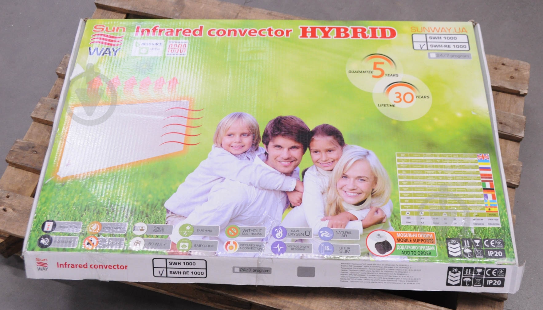 УЦІНКА! панель опалювальна SunWay SWHRE 1000 (УЦ №101) - фото 7