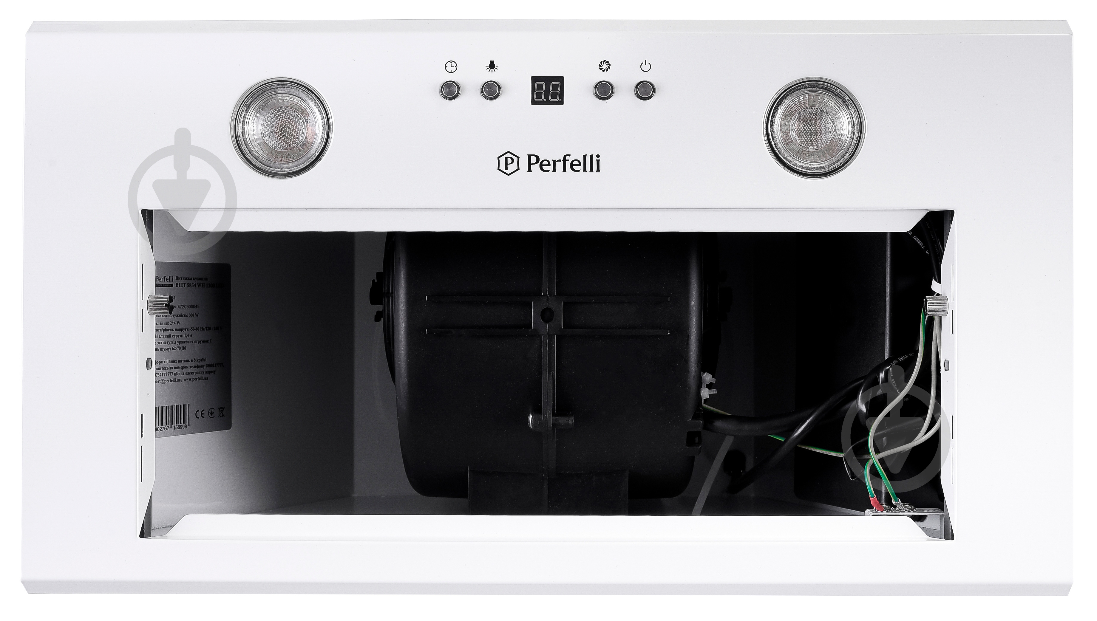 Вытяжка Perfelli BIET 5854 WH 1200 LED - фото 8