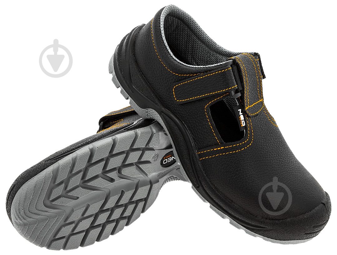 Сандалии рабочие NEO tools S1 SRA с металлическим подноском р.46 82-070 черный - фото 4 Сандалии рабочие NEO tools S1 SRA с металлическим подноском р.46 82-070 черный - фото 4