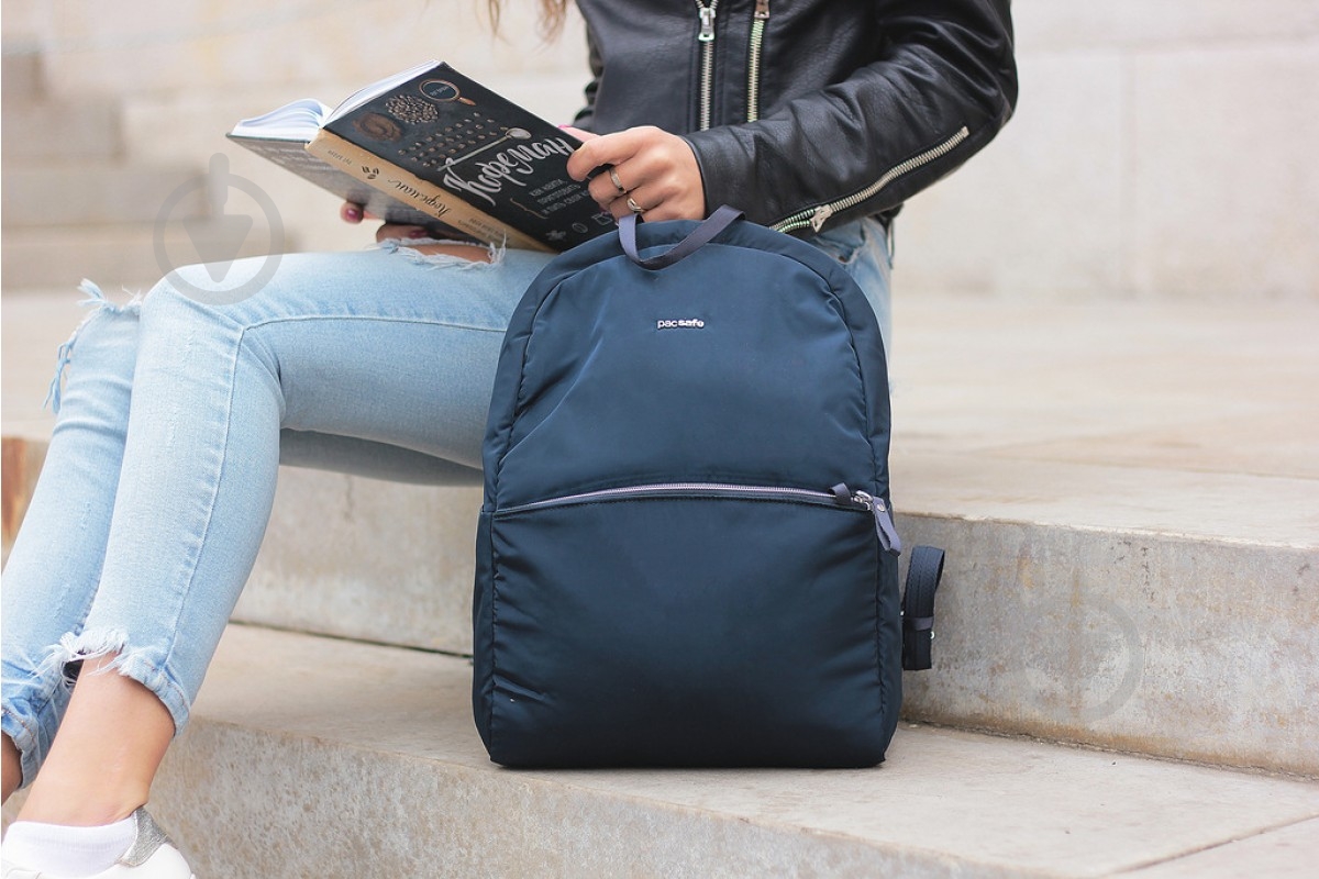 Рюкзак Pacsafe Stylesafe blue (20615606) - фото 7