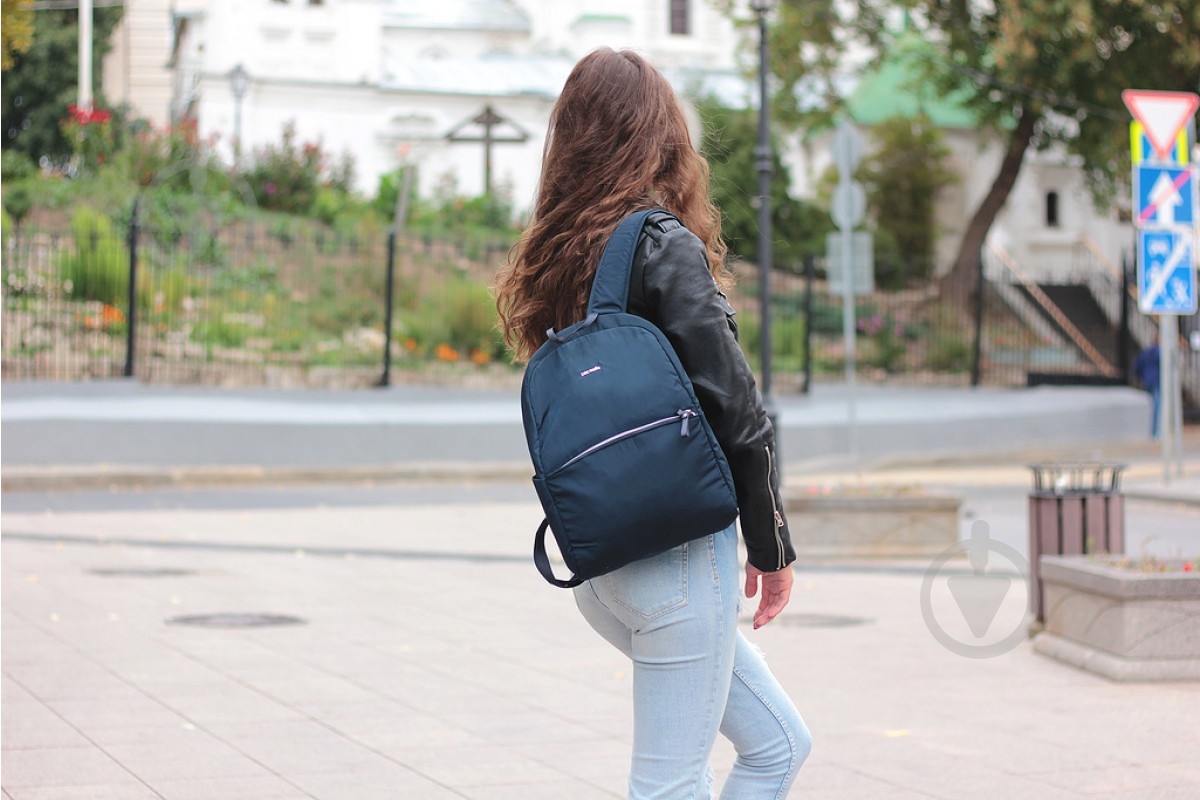 Рюкзак Pacsafe Stylesafe blue (20615606) - фото 8