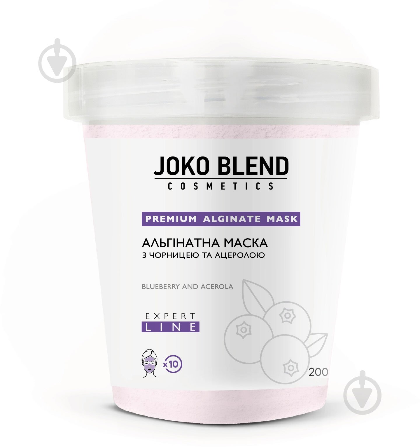 Маска JOKO BLEND Cosmetics з чорницею і ацеролою 200 г 1 шт. - фото 1