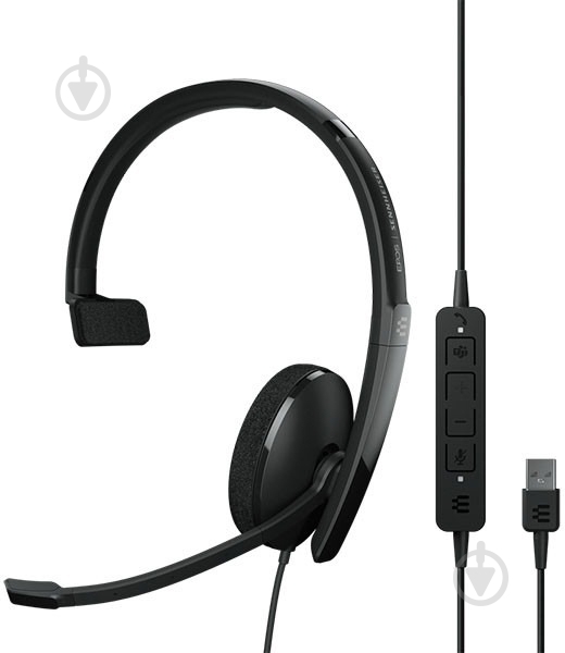 Гарнитура Sennheiser Adapt 130 II Mono USB black (1000899) - фото 1 Гарнитура Sennheiser Adapt 130 II Mono USB black (1000899) - фото 1