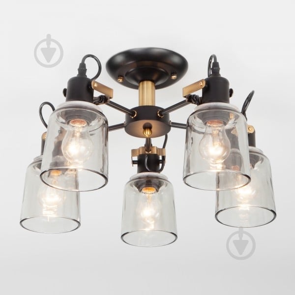 Люстра потолочная Strotskis Astor 70111/5 5x60 Вт E27 черный - фото 1