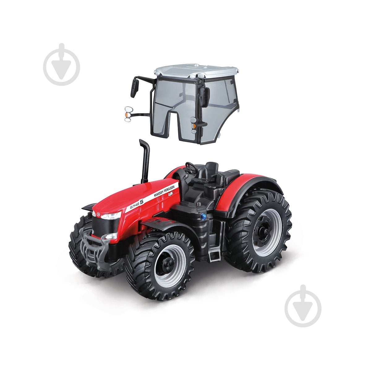 Автомодель Bburago Трактор Massey Ferguson 1:32 18-31613 - фото 3