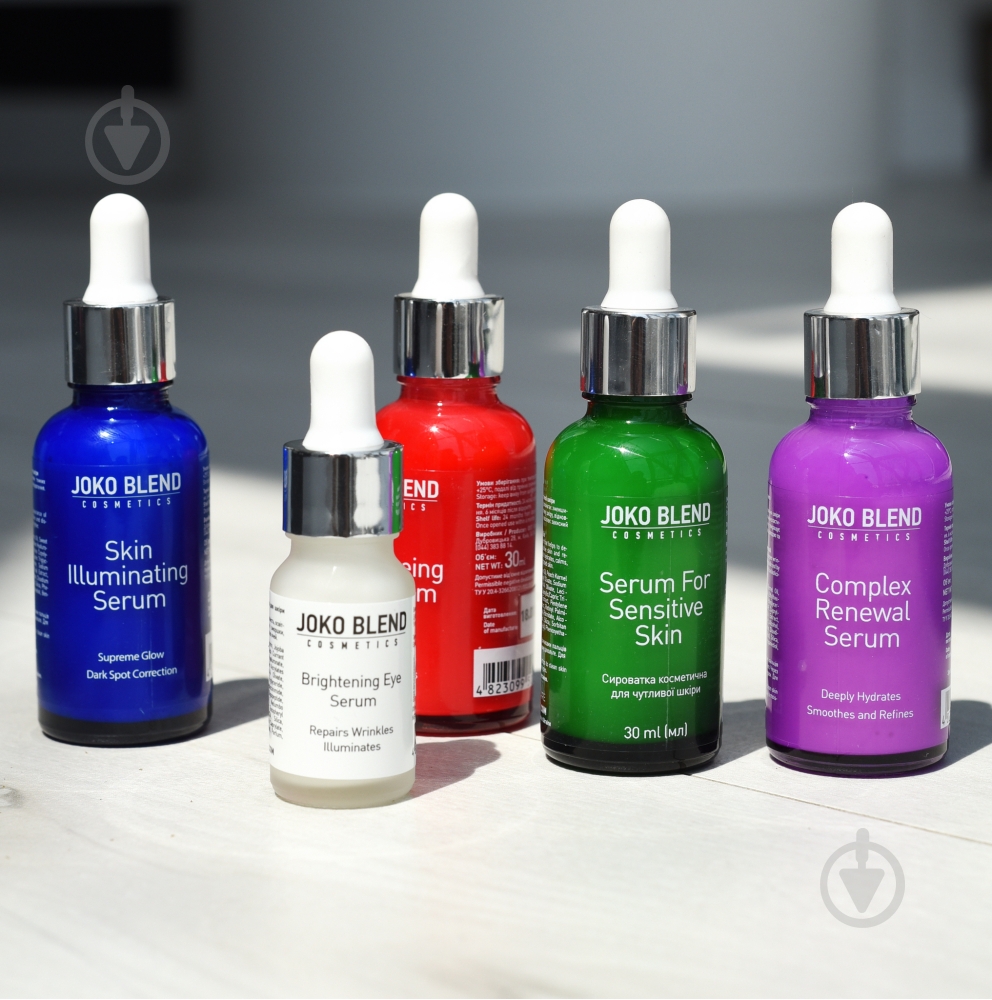 Сироватка для шкіри навколо очей Joko Blend Cosmetics пептидна Brightening Eye Serum 10 мл - фото 6