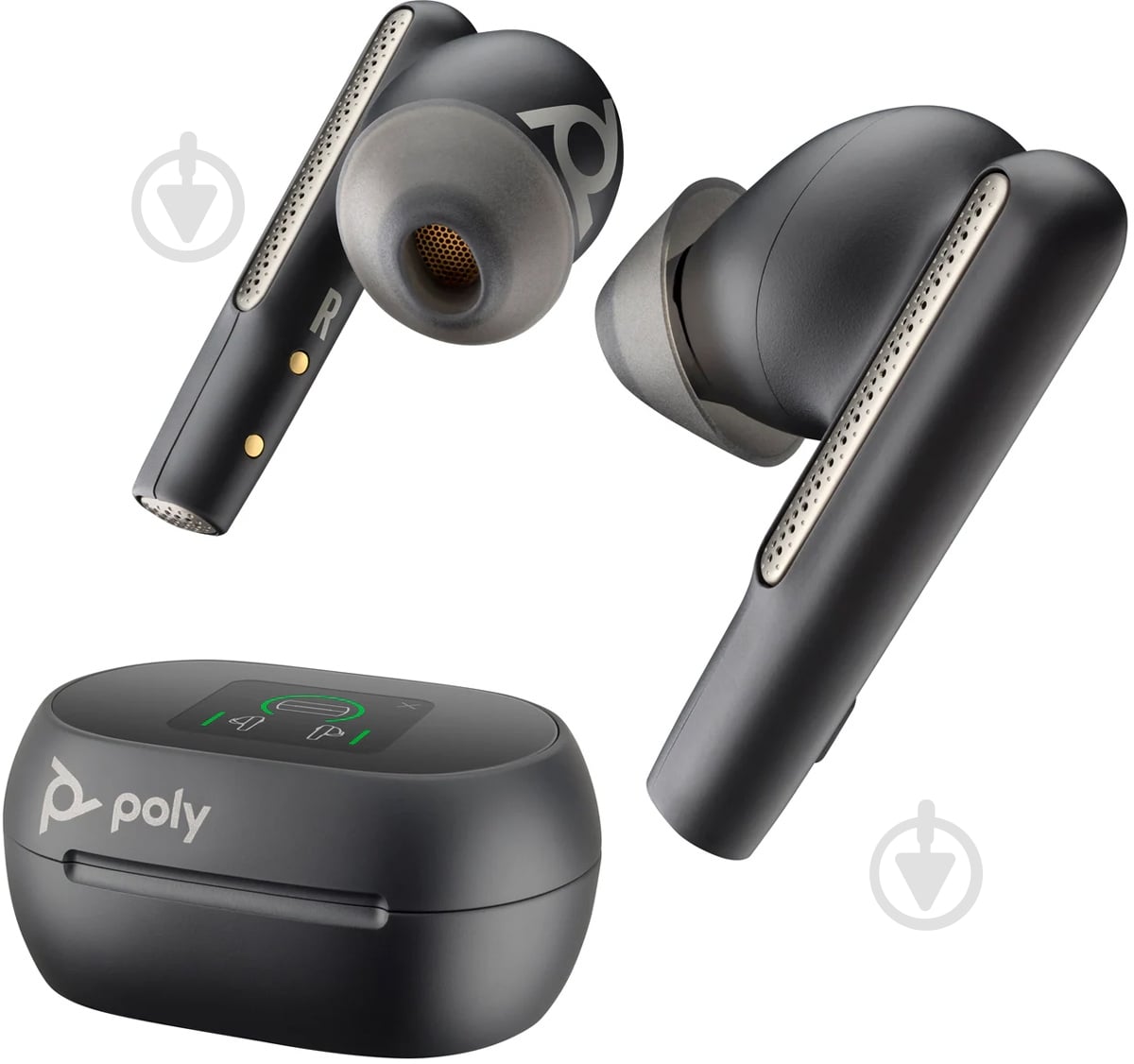Bluetooth-гарнитура Poly TWS Voyager Free 60 black (7Y8G3AA) - фото 1