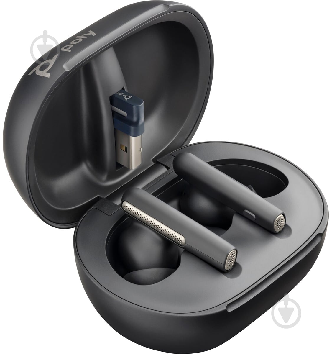 Bluetooth-гарнитура Poly TWS Voyager Free 60 black (7Y8G3AA) - фото 3