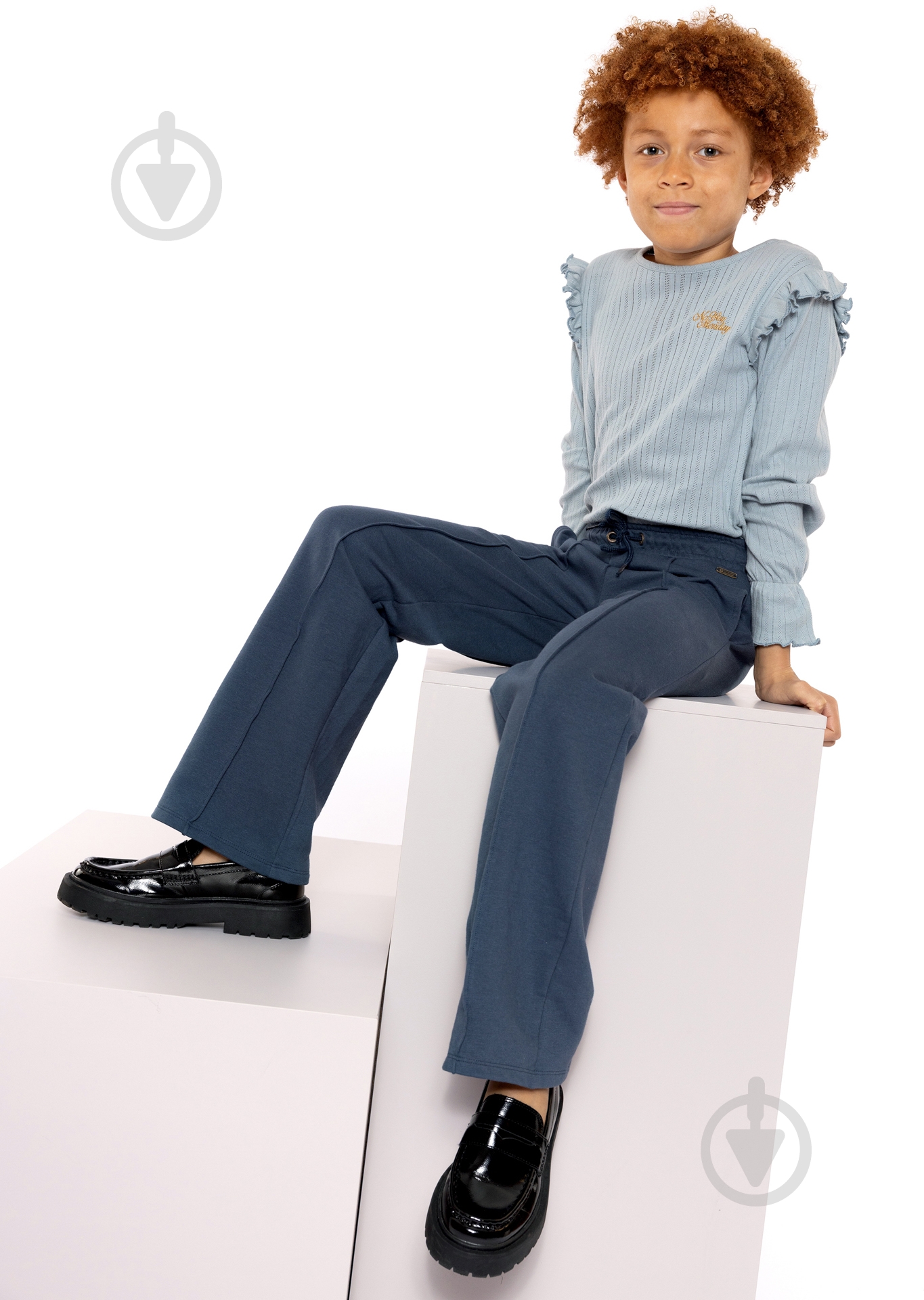 Штаны для девочек NWM р.146 темно-синий Q52021-1 - фото 4 Штаны для девочек NWM р.146 темно-синий Q52021-1 - фото 4