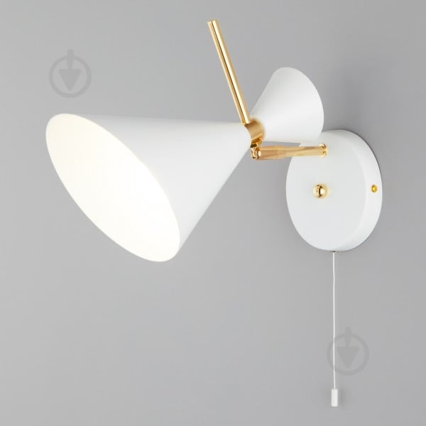 Бра Strotskis Apart 70114/1 1x60 Вт E14 белый/золото - фото 2