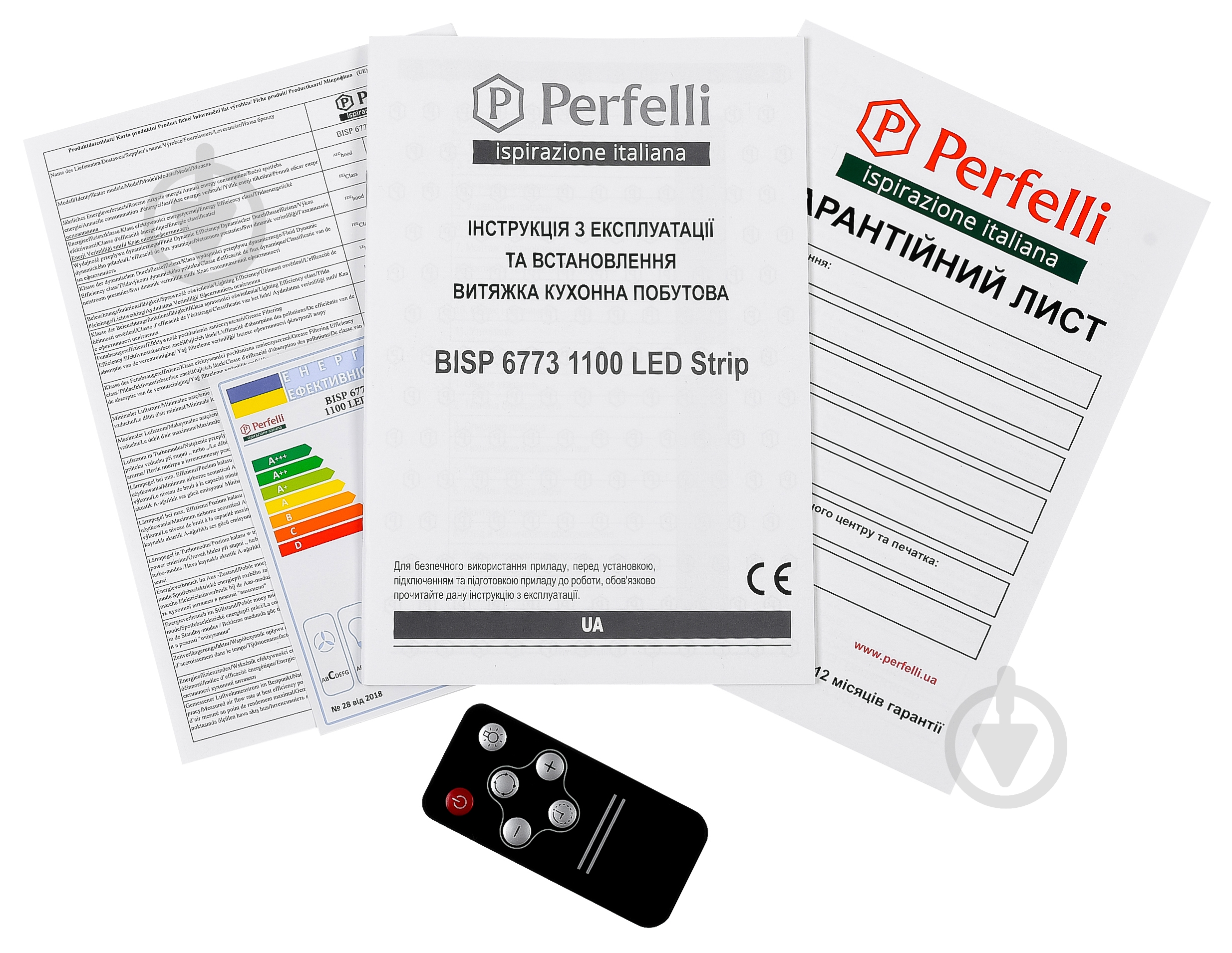 Вытяжка Perfelli BISP 6773 BL 1100 LED STRIP - фото 11