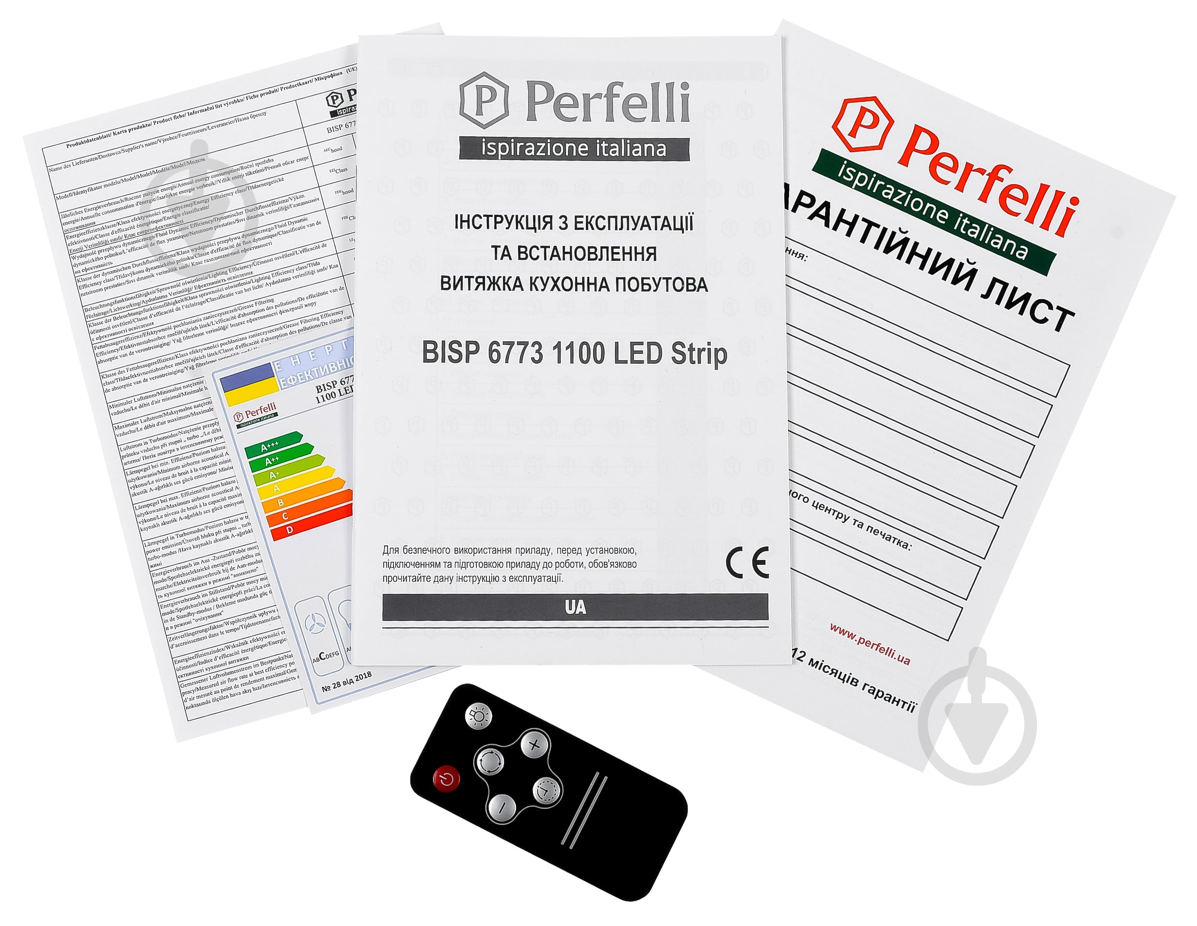 Витяжка Perfelli BISP 6773 WH 1100 LED STRIP - фото 11 Витяжка Perfelli BISP 6773 WH 1100 LED STRIP - фото 11