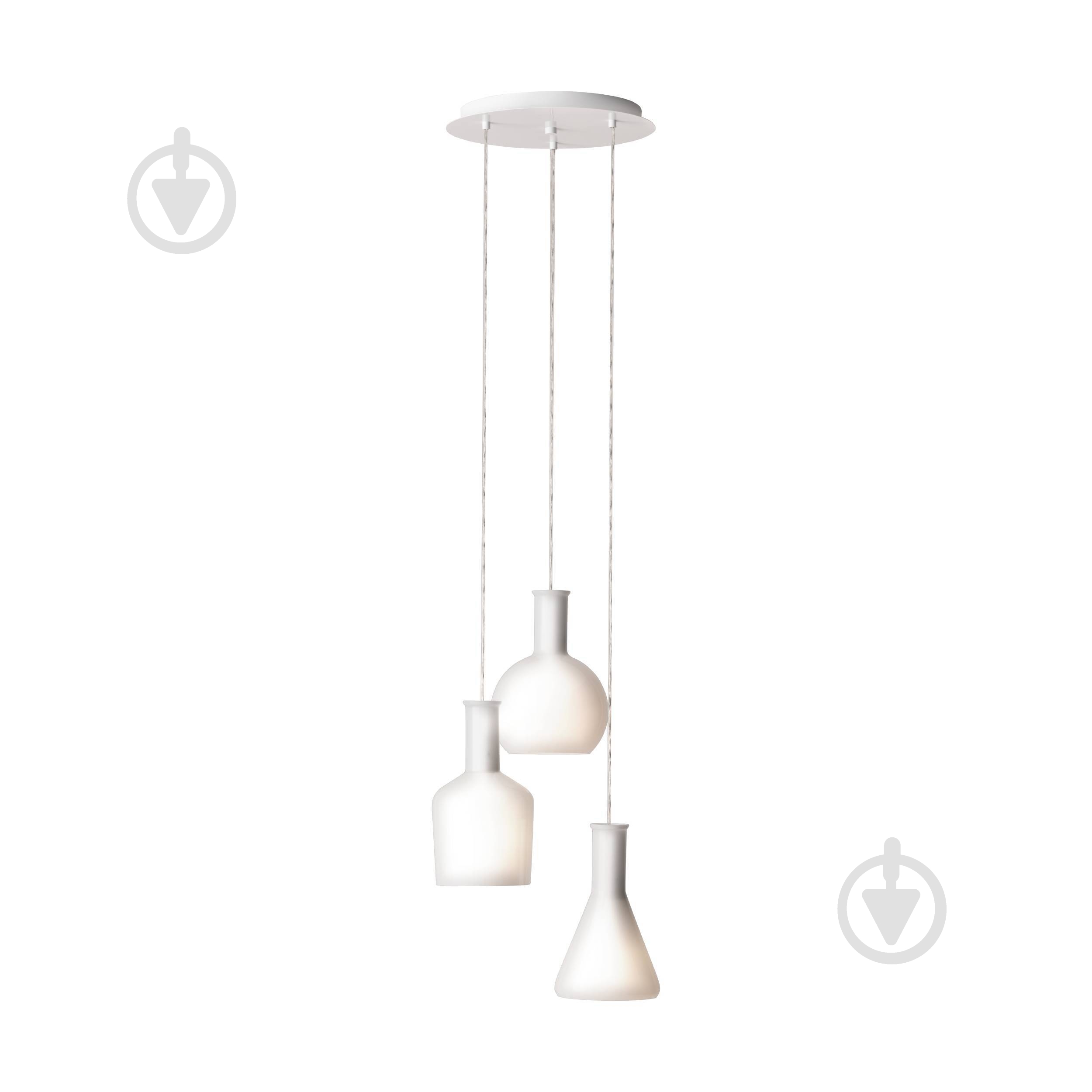 Люстра Eglo "Паскоа" 3x60 Вт E27 белый 39142 - фото 1