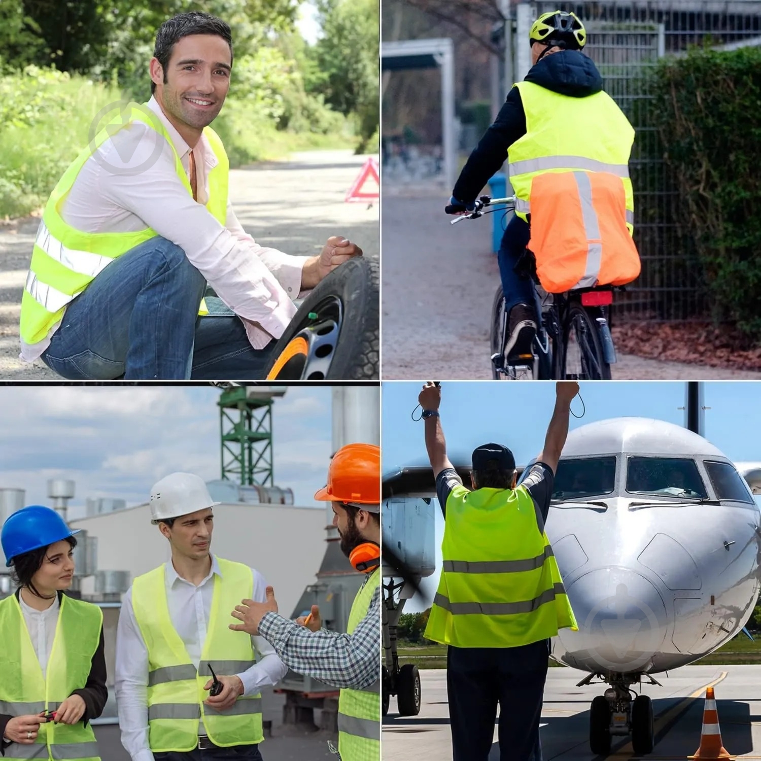 Жилет светоотражающий Supretto универсальный (8989) - фото 6