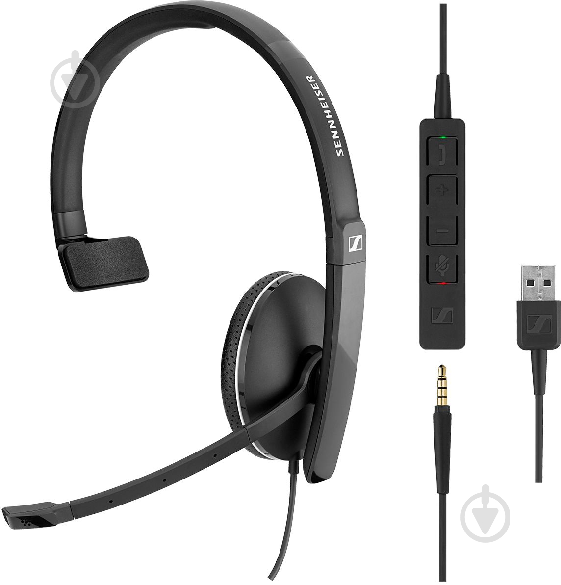 Гарнитура Sennheiser SC 135 USB black (508316) - фото 1
