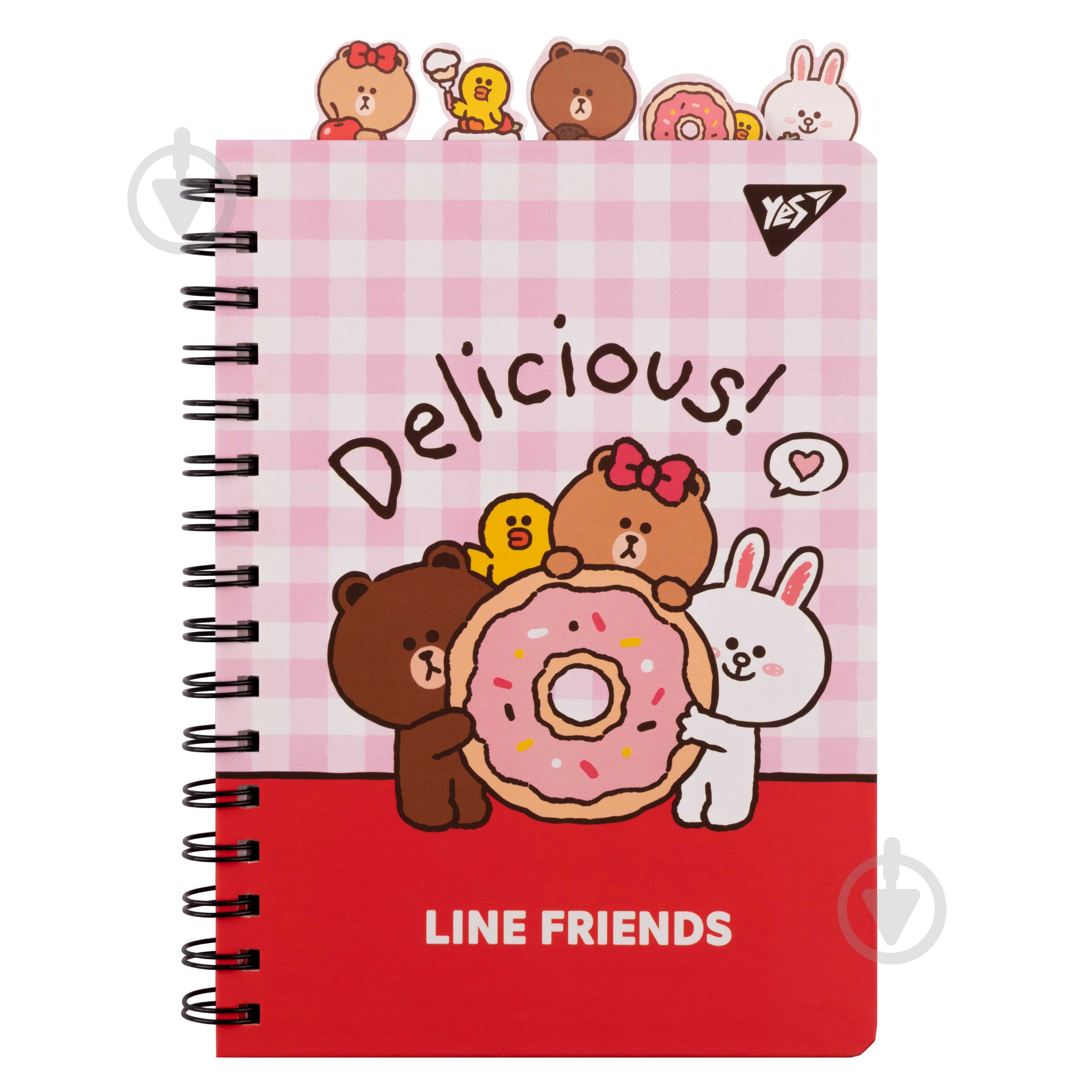 Блокнот А5 80 лист. Line Friends. Delicious YES - фото 1