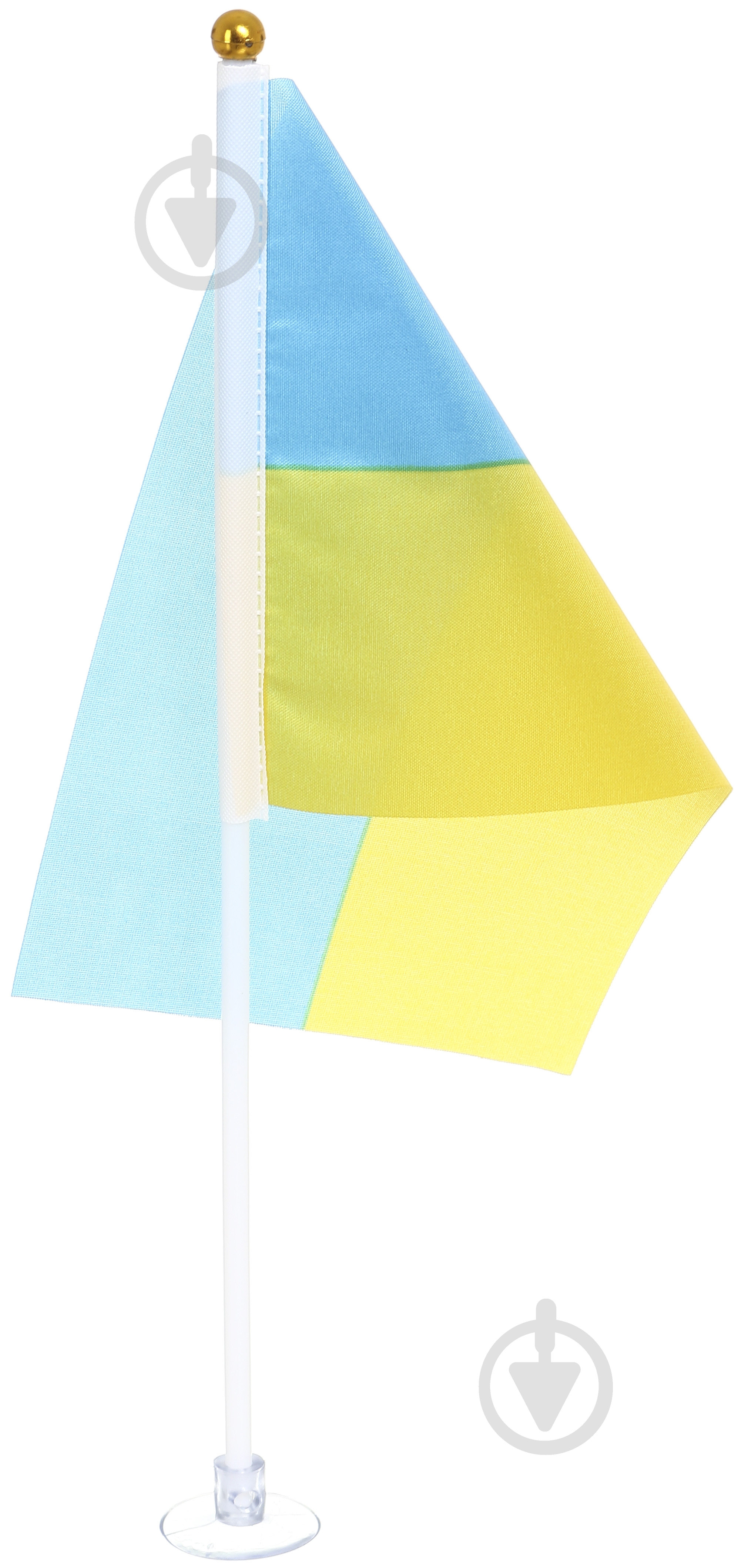 Флажок Украины с присоской 14х21(см) - фото 2