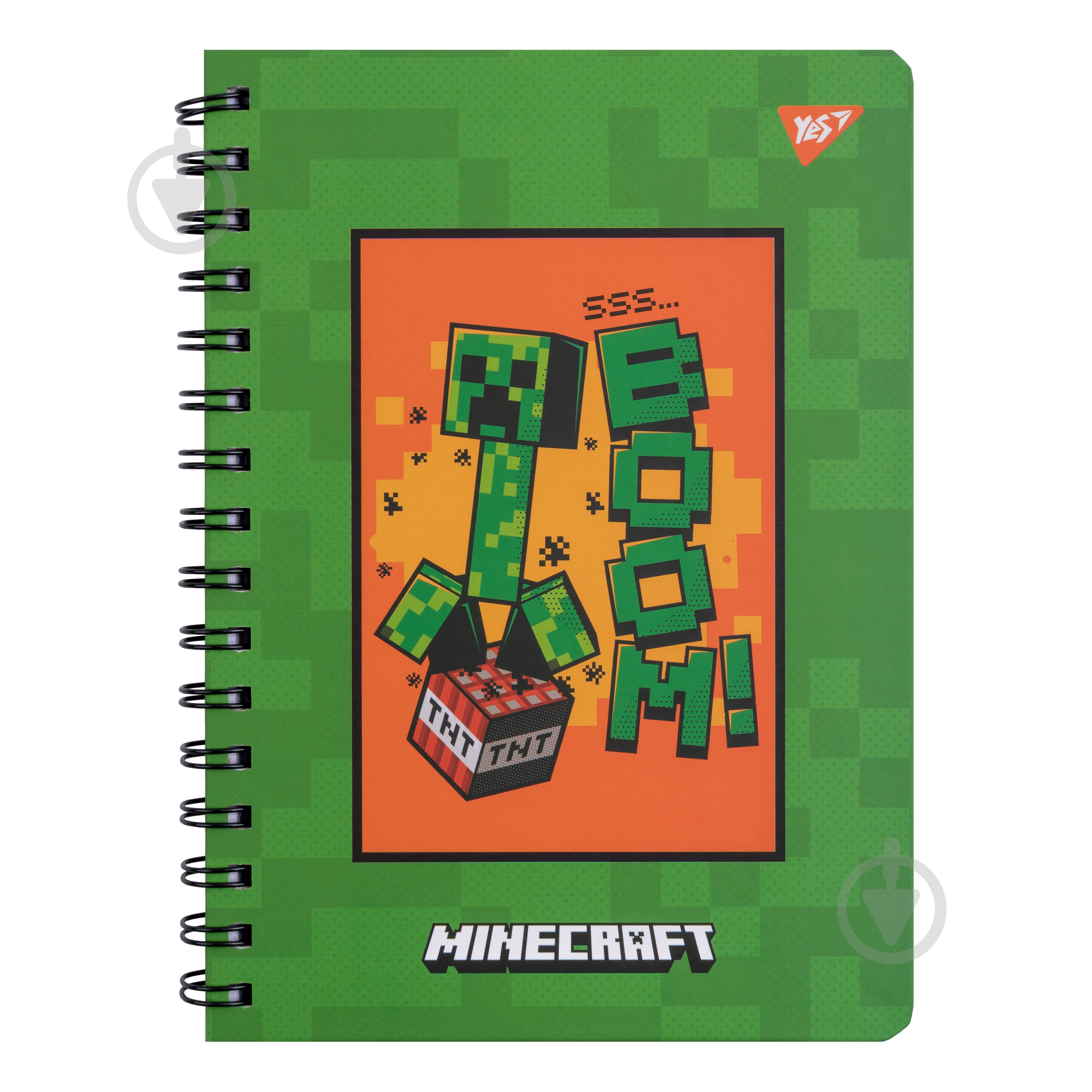Блокнот А5 80 лист. с резинкой Minecraft YES - фото 1